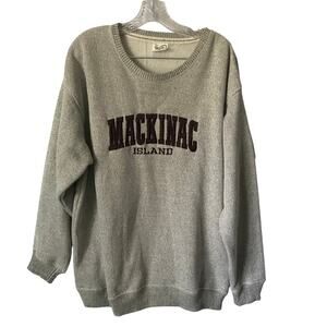 Pacific and Co Sweatshirt Size XL Extra Large Mens Mackinac Cream Gray Extra L